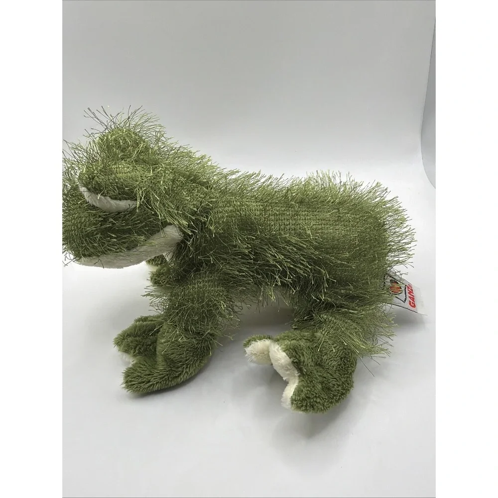 Ganz Webkinz Fuzzy Frog Green Plush Stuffed Animal‎ 9